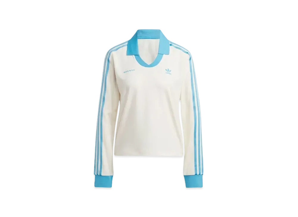 adidas x Sporty & Rich Long Sleeve Soccer Jersey "Cream White"