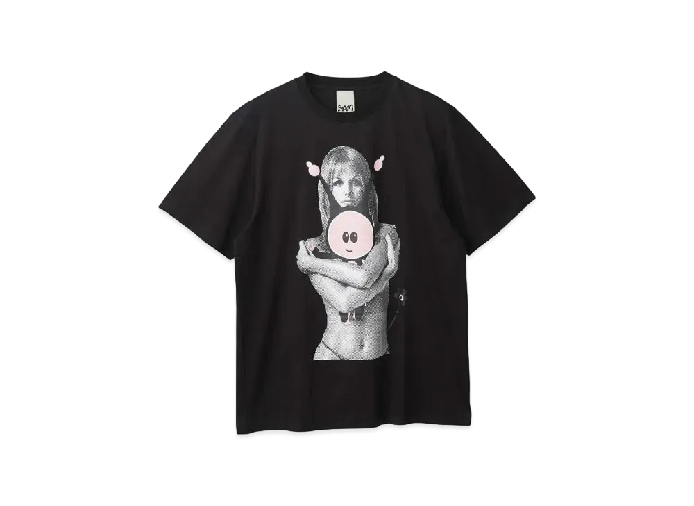 HYSTERIC GLAMOUR Pam/Marpi Hug Tee "Black"