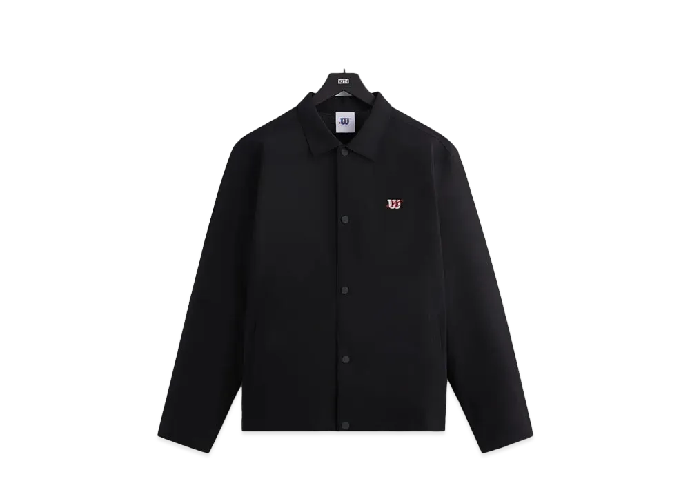Kith x Wilson Midway Coaches Jacket "Black"