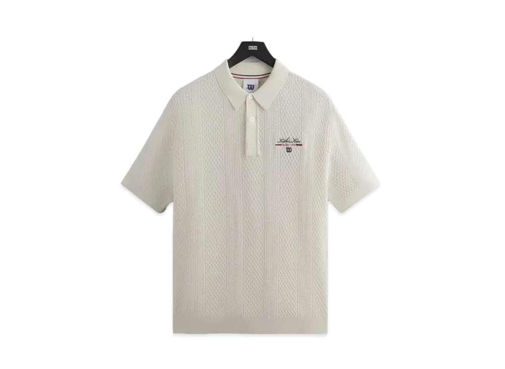 Kith x Wilson Essex Sweater Polo "Bright White"