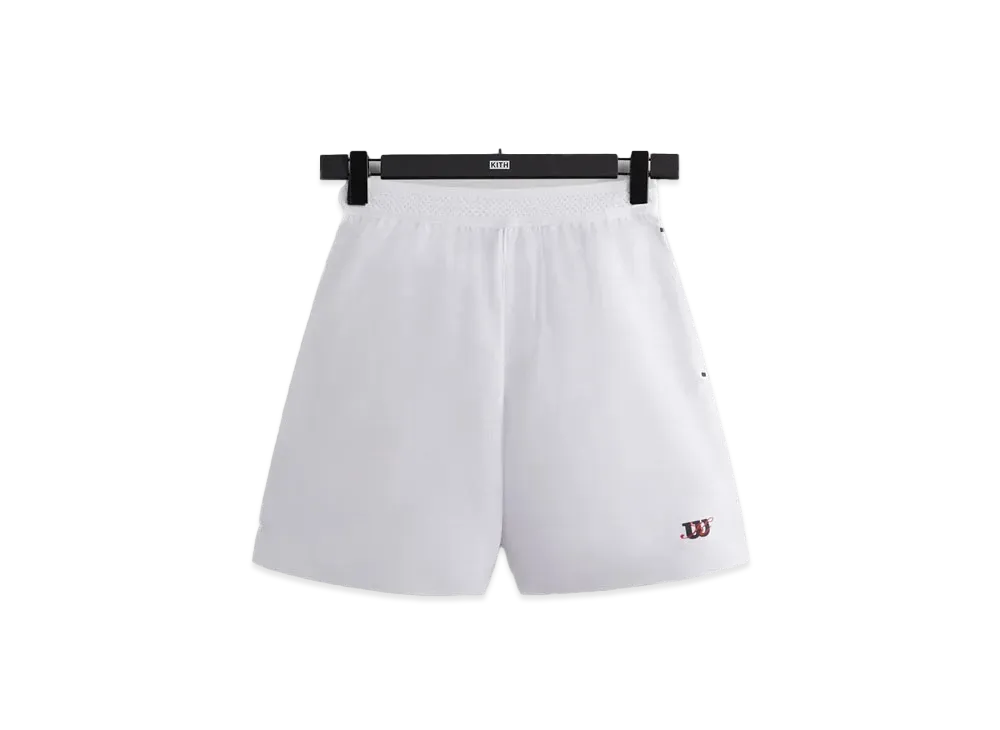 Kith x Wilson Tournament Short 7 "Bright White"