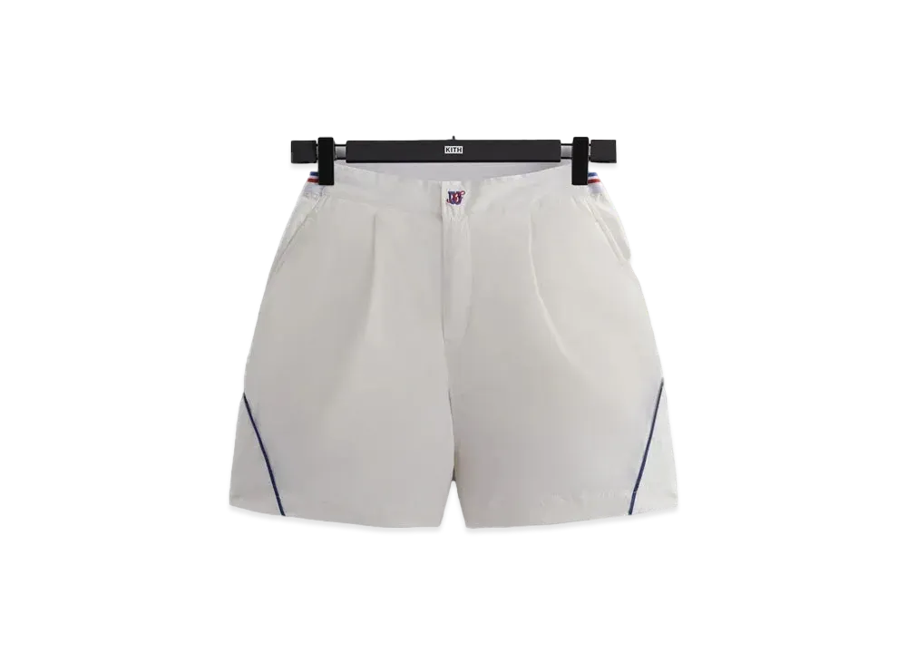 Kith x Wilson Meridian Ashe Pleated Short "White Alyssum"