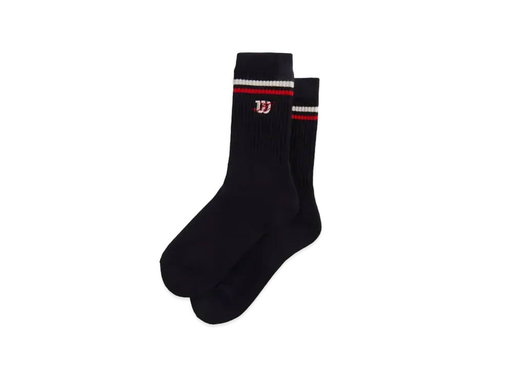 Kith x Wilson Sock "Black"