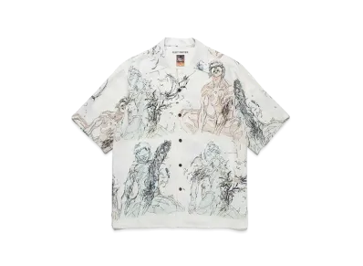 WACKO MARIA Ghost In The Shell / Kokakukidotai / Hawaiian Shirt #4 "White"