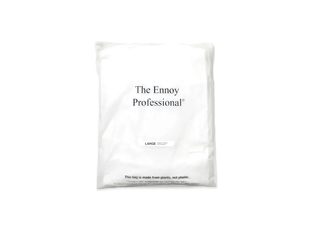 ENNOY 3Pack T-Shirt "White" (23SS) SS23BRENCT01NTL