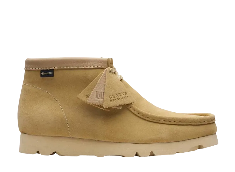 クラークス ワラビー ブーツ ゴアテックス "メープルスウェード"