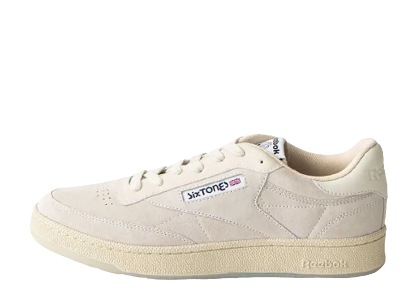Reebok SixTONESクリーム色 スニーカー24.5cm 新品未使用 SixTONES × Reebok Club C 85 Vintage