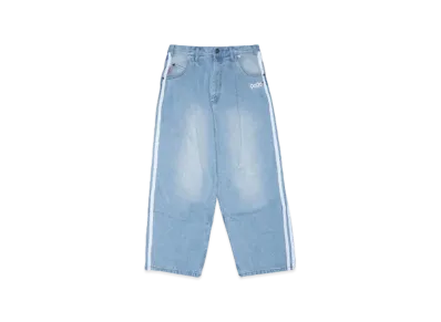9090 Vintage Denim Track Pants "Light Blue"