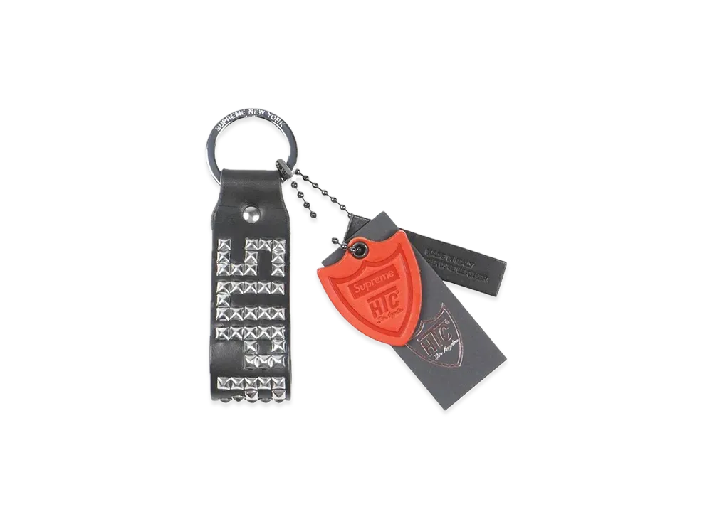 Supreme / Hollywood Trading Company Studded Keychain "Black"