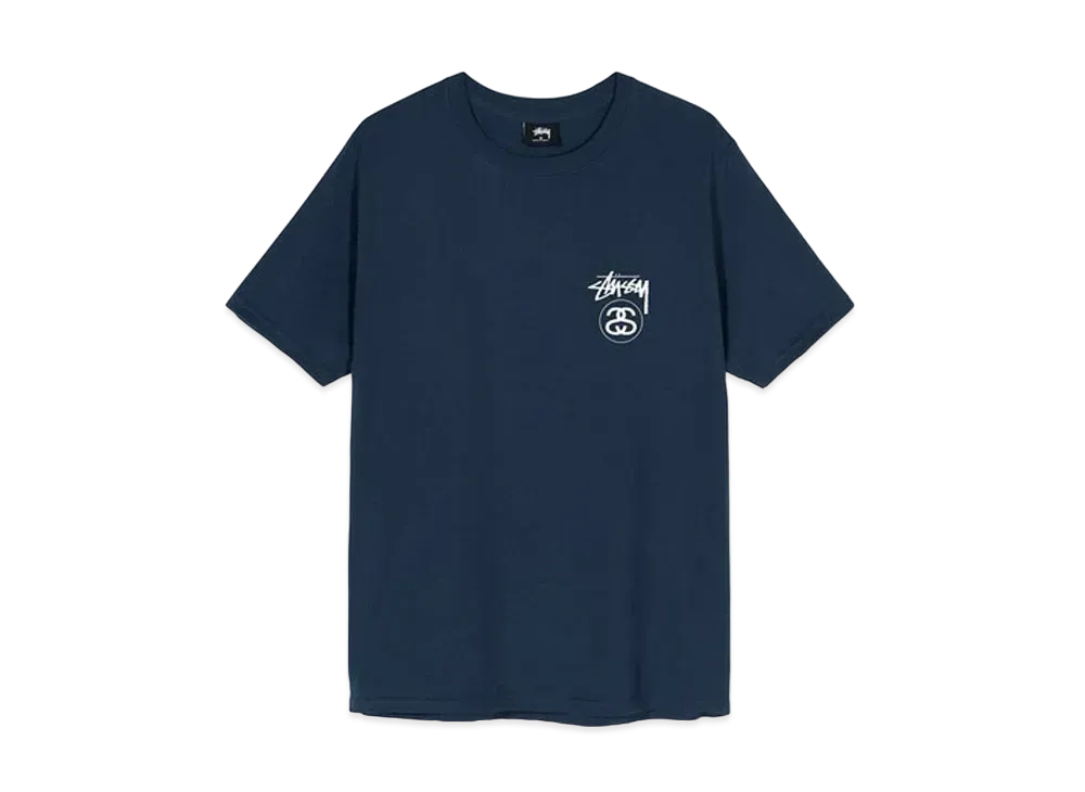 Stussy Stock Link Tee "Navy"