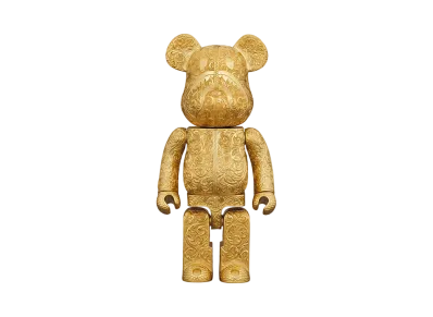 Bearbrick BAPE(R) SHARK ROYAL SELANGOR Gold 400%