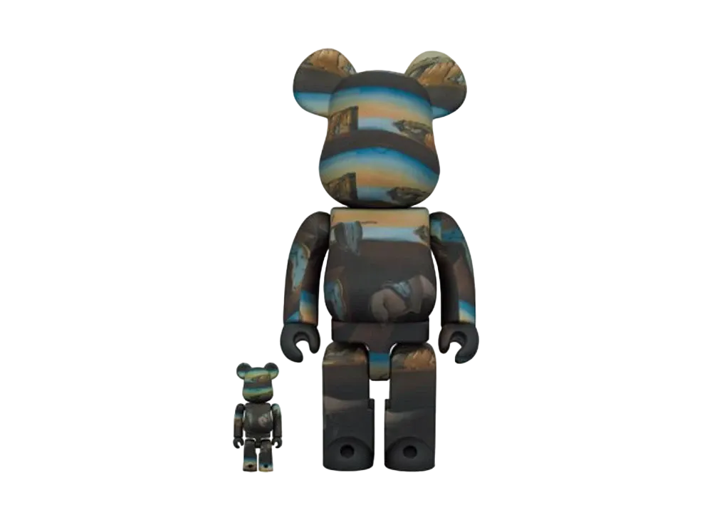 Bearbrick Salvador Dali THE PERSISTENCE OF MEMORY 100% & 400%