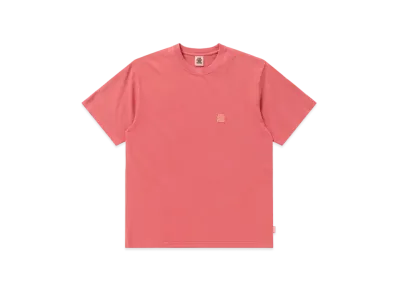 Black Eye Patch Pigment Dyed Small OG Label Tee "Pink"