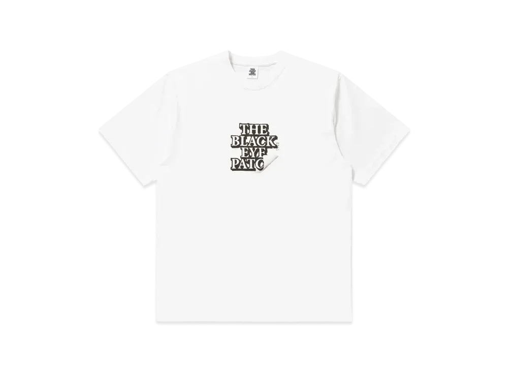 Black Eye Patch Peeled OG Label Tee "White"
