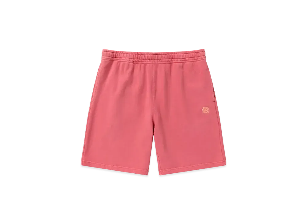 Black Eye Patch Pigment Dyed Small OG Label Sweat Shorts "Pink"