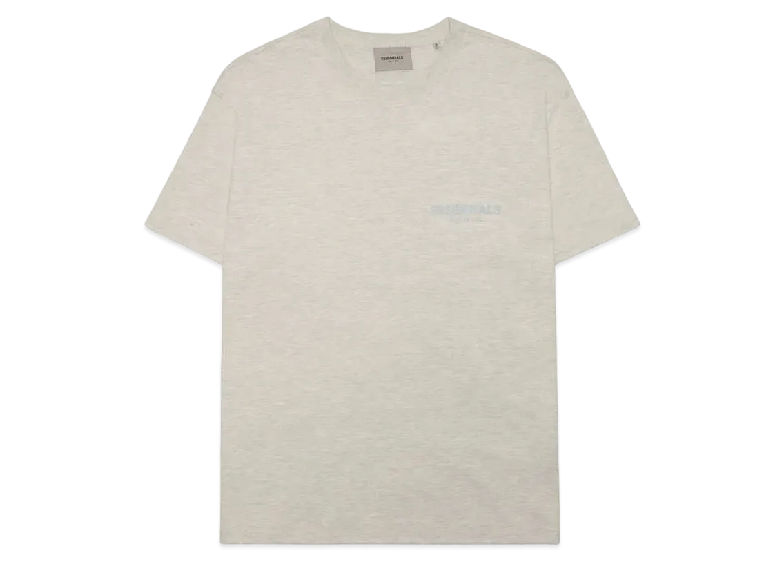 FEAR OF GOD ESSENTIALS SS TEE "Light Heather Oatmeal"