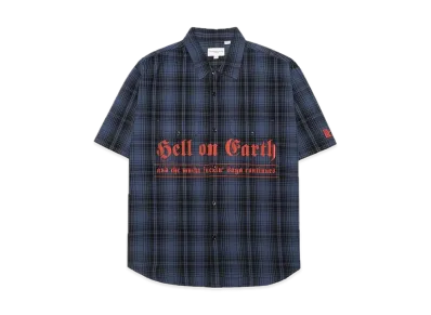Supreme Bernadette Corporation S/S Work Shirt "Navy Plaid"