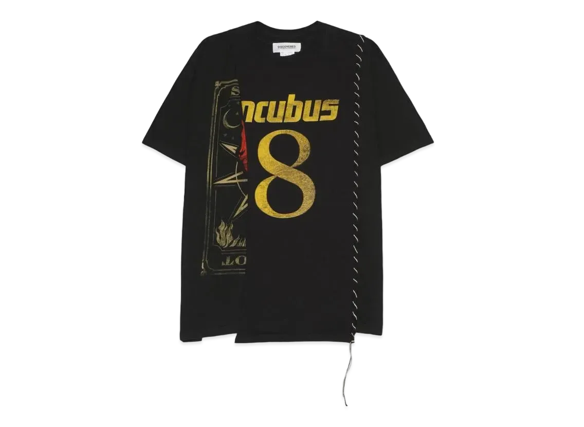 DISCOVERED I Black & WhiteStitch Band Tee HYPE DROP Exclusive "BLACK"