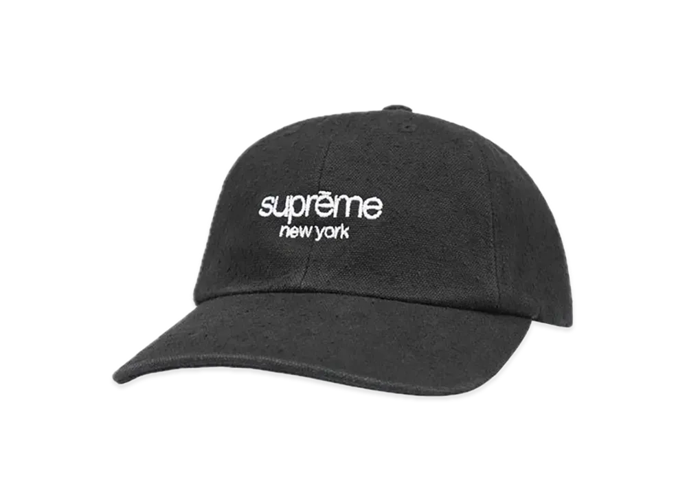 Supreme Classic Logo 6-Panel "Black"