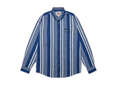 Supreme / Nike® Cotton Twill Shirt "Blue"