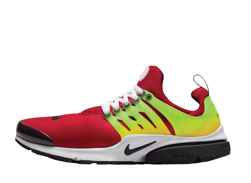 ナイキ エアプレスト "ユニバーシティレッド/ツアーイエロー"