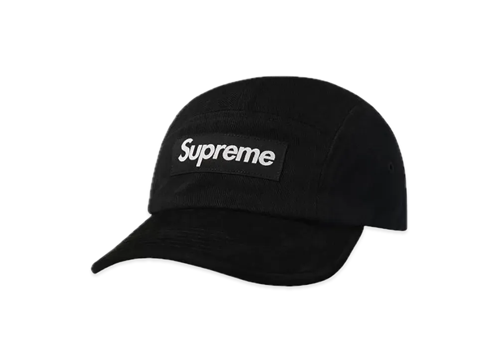Supreme Suede Visor Camp Cap "Black"
