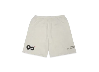 9090 Logo Sweat Half Pants "Heather White"