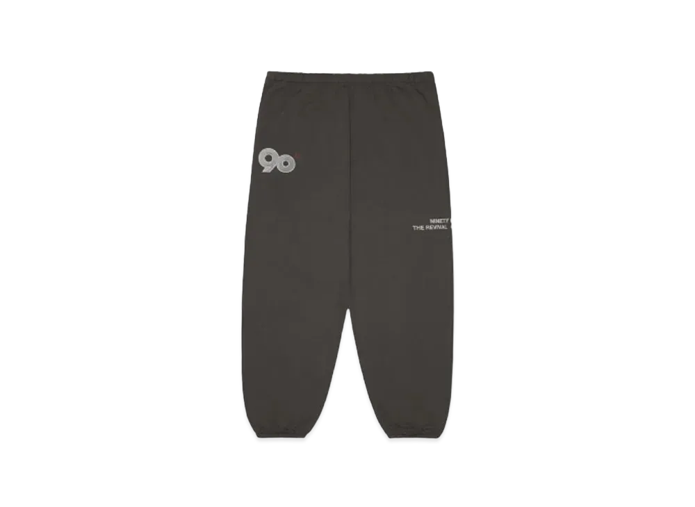 9090 Logo Light Sweat Pants "Charcoal Black"