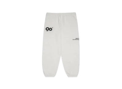 9090 Logo Light Sweat Pants "Heather White"