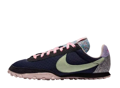 Nike Waffle Racer "Midnight Navy/Vapor Green/Hyper Pink"