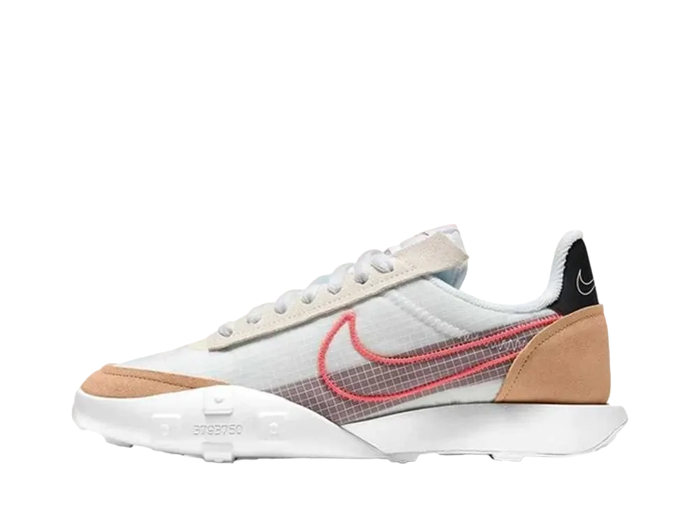 ナイキ ウィメンズ ワッフル レーサー 2X "ホワイト/ブライトクリムゾン"