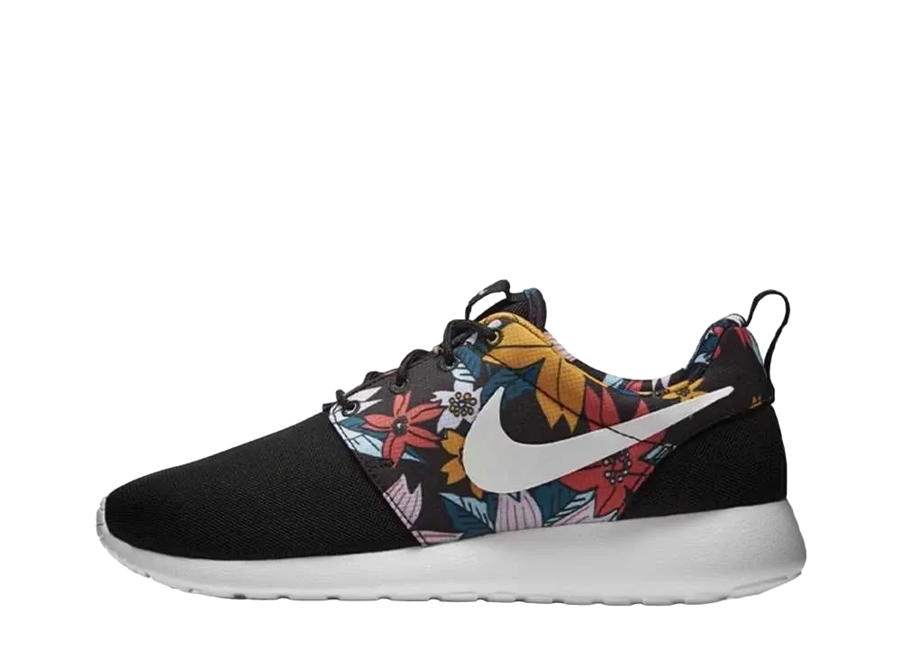 ナイキ ウィメンズ ローシ ラン "ブラック フローラル アロハ"