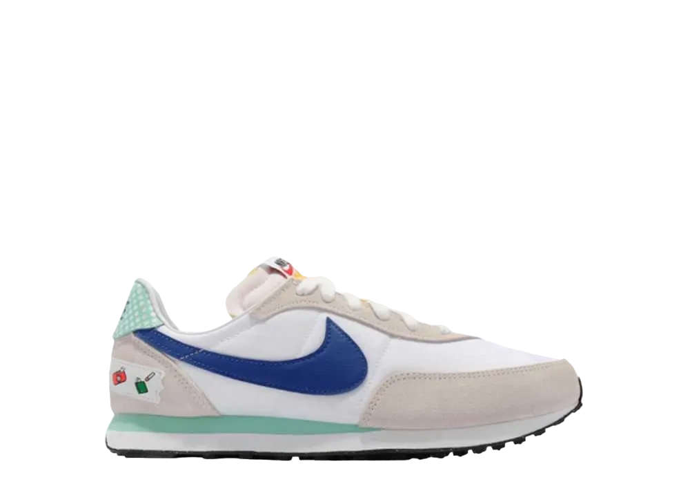 Nike GS Waffle Trainer 2 Scrapbook "White/Pepper Red/Sapphire Blue"