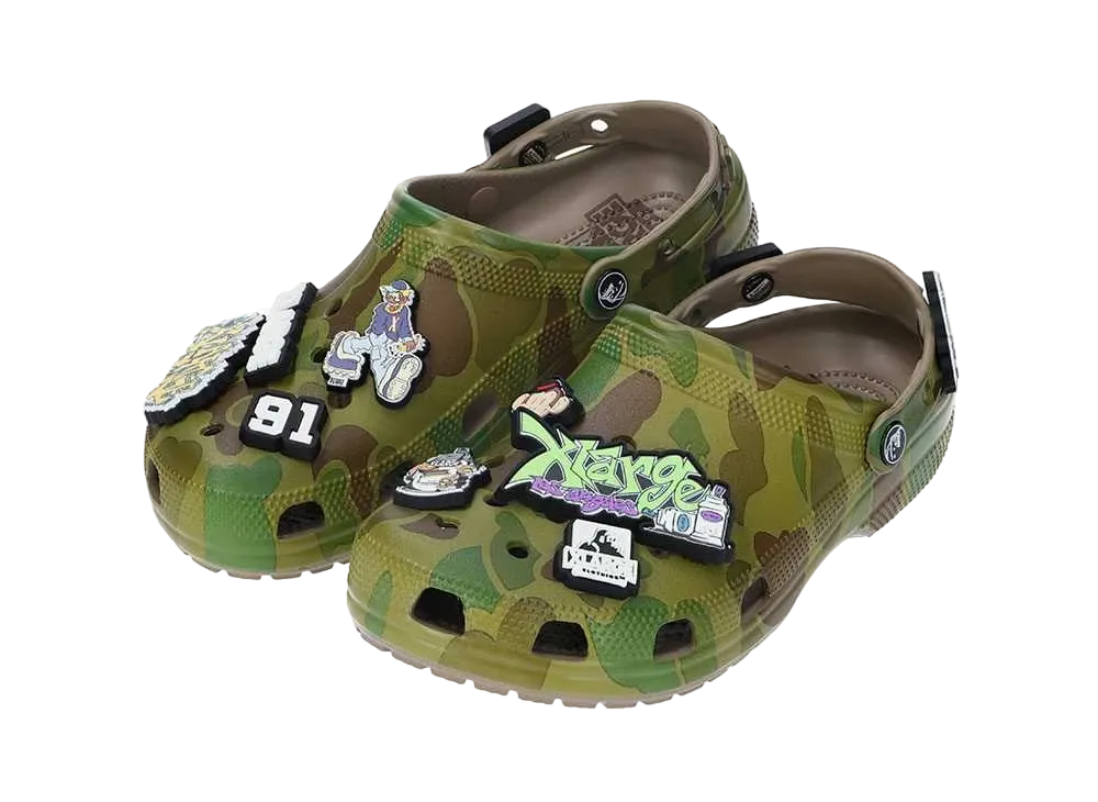 XLARGE x Crocs クラシッククロッグ 迷彩 24.0cm