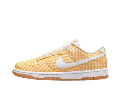 Nike Women's Dunk Low "Yellow Gingham"