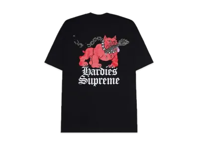 Supreme / Hardies Dog Tee "Black"