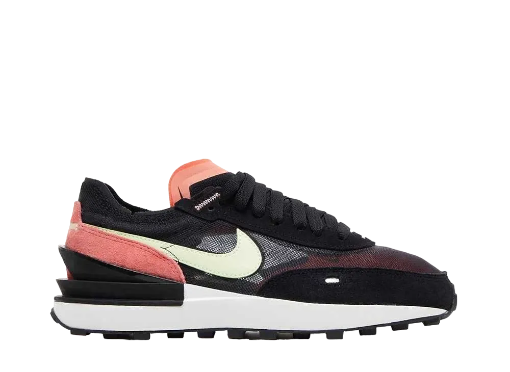 ナイキ ウィメンズ ワッフル ワン "ブラック/ライムアイス/マジックエンバー"