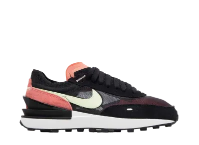 Nike Women's Waffle One "Black/Lime Ice/Magic Ember"