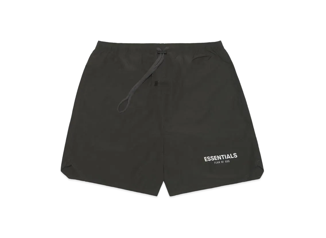 FEAR OF GOD ESSENTIALS Volley Short "Black/Stretch Limo"