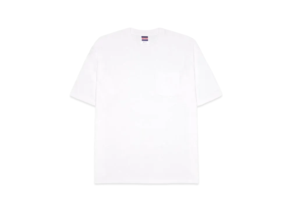 GOAT S/S POCKET TEE "WHITE"