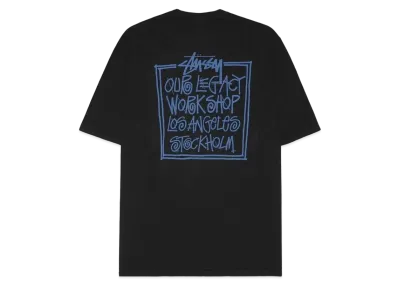 Stussy x Our Legacy Frame Pigment Dyed Tee "Black"