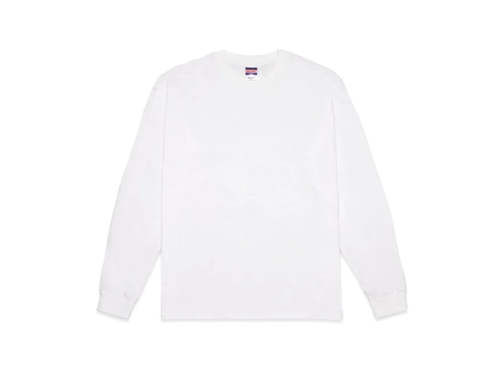 GOAT LONG SLEEVE TEE "WHITE"