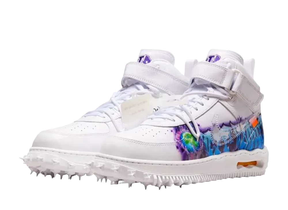 Off-White × Nike Air Force 1 Mid "Graffiti"