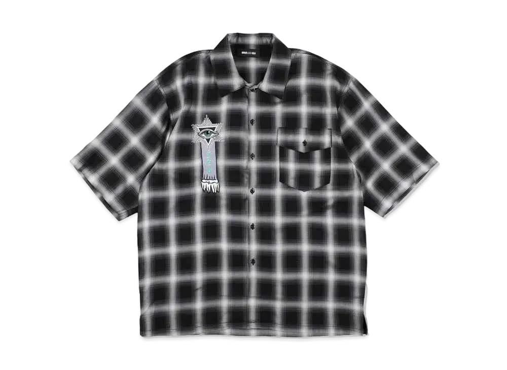 WIND AND SEA x Koichiro Takagi Plaid Shirt "Black White"
