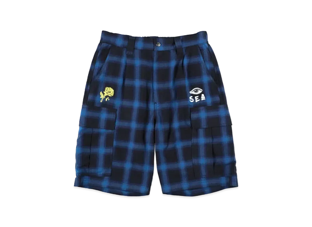 WIND AND SEA x Koichiro Takagi Cargo Shorts "Black Blue"