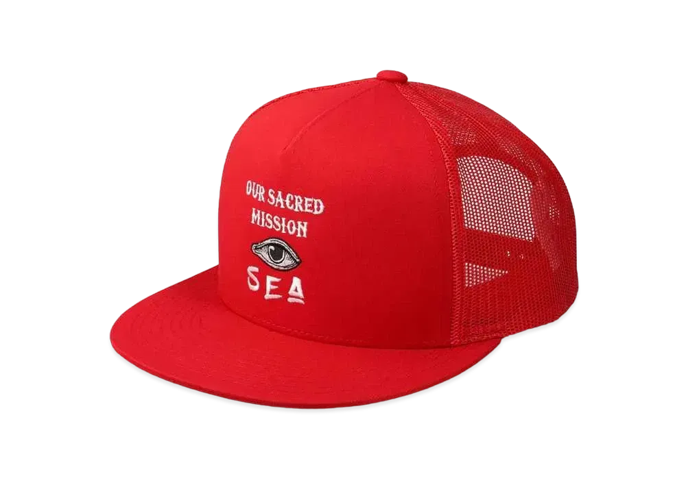 WIND AND SEA x Koichiro Takagi Mesh Cap "Red"