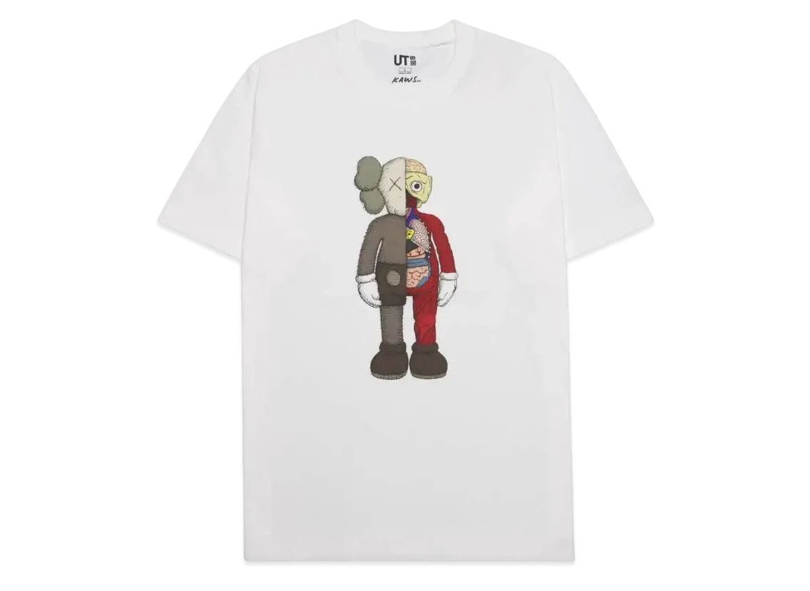 Uniqlo KAWS Flayed Tee "White"