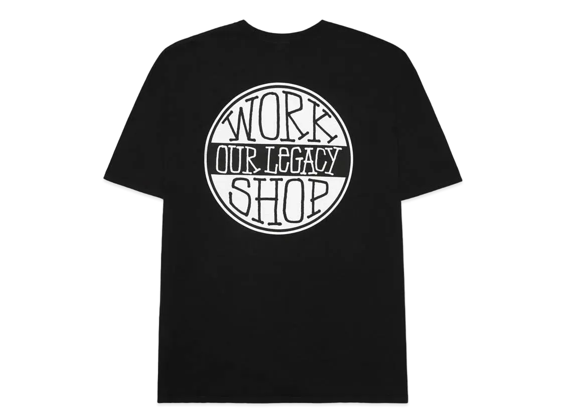 Stussy x Our Legacy Dot Pigment Dyed Tee "Black"