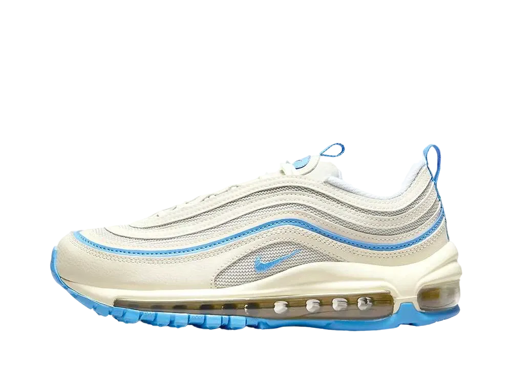 Nike Women's Air Max 97 "Sail/Pale Ivory/Light Bone/University Blue"
