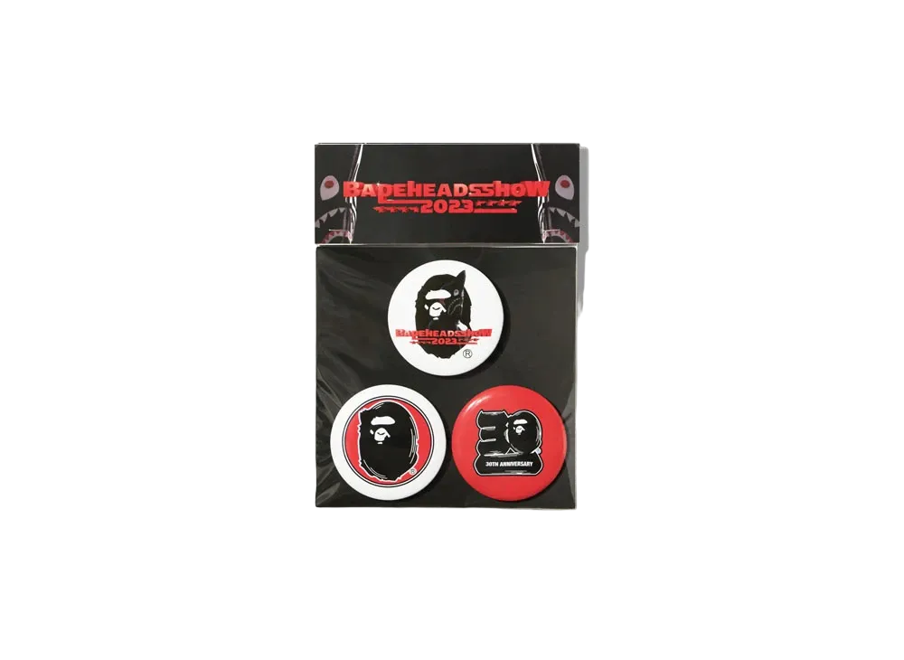 A BATHING APE BHS Bape Pin Set "Multi"